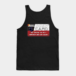 Rabbit Punched MAN CARD! A Tank Top